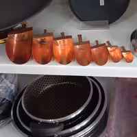 سرتاس دسته دار مسی 7تایی