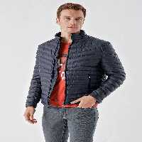 کاپشن آبی مردانه مناسب کت و شلوار برش راحت Morven