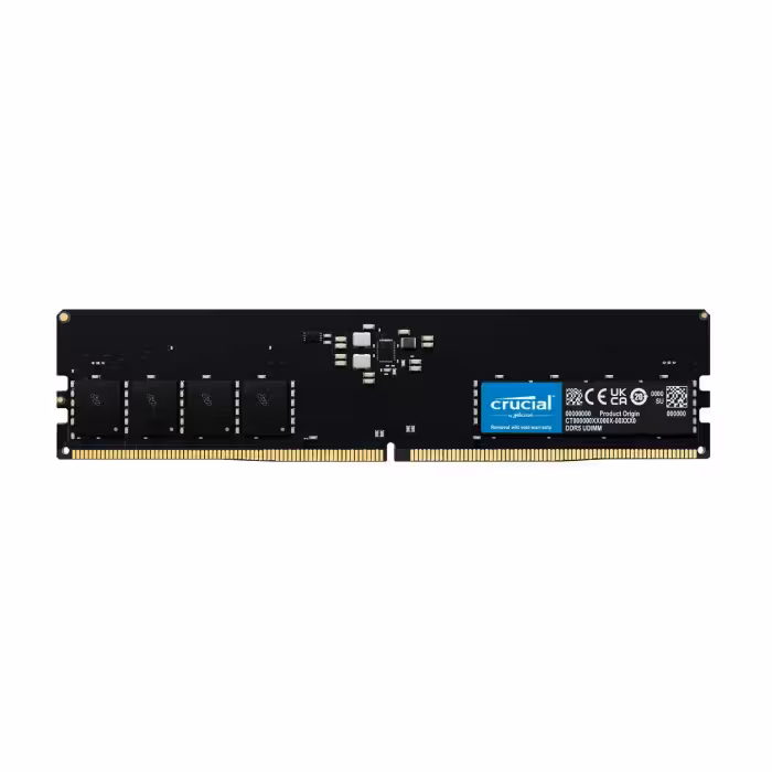 رم کامپیوتر DDR5 تک کاناله 4800 مگاهرتز CL40 کروشیال ظرفیت 8 گیگابایت