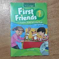کتاب امریکن فرست فرندز  American First Friends 1 سایز وزیری به همراه کتاب کار  و Qr کد