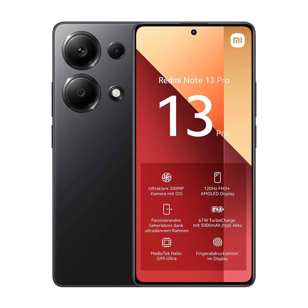 گوشی موبایل شیائومی مدل redmi note 13 pro ظرفیت 256 و رم 8
