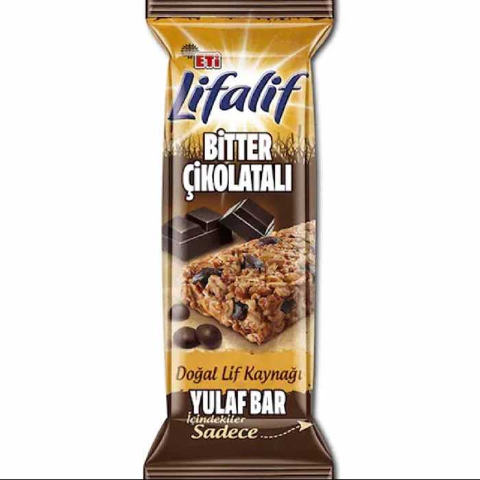 میله جو دوسر شکلات تلخ لیفالیف 35 گرم Eti Lifalit