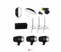 کیت کامل فلاش استودیویی اس اند اس 180 ژول S&amp;S GY-180