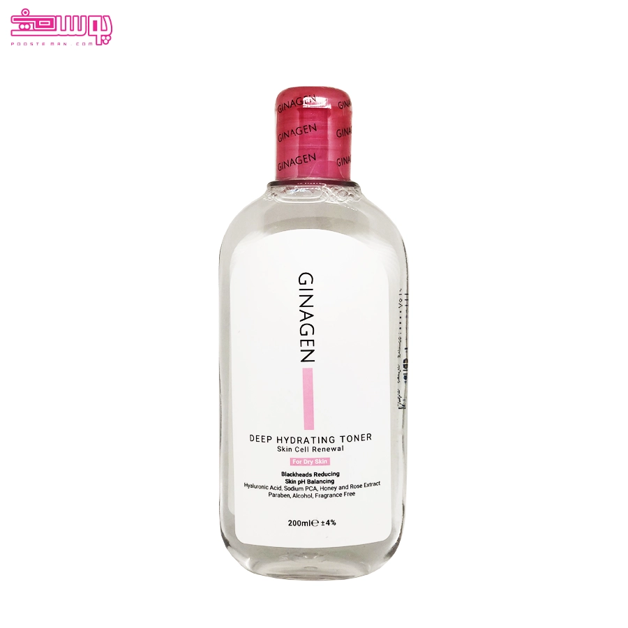 تونر پوست خشک ژیناژن حجم 200ml