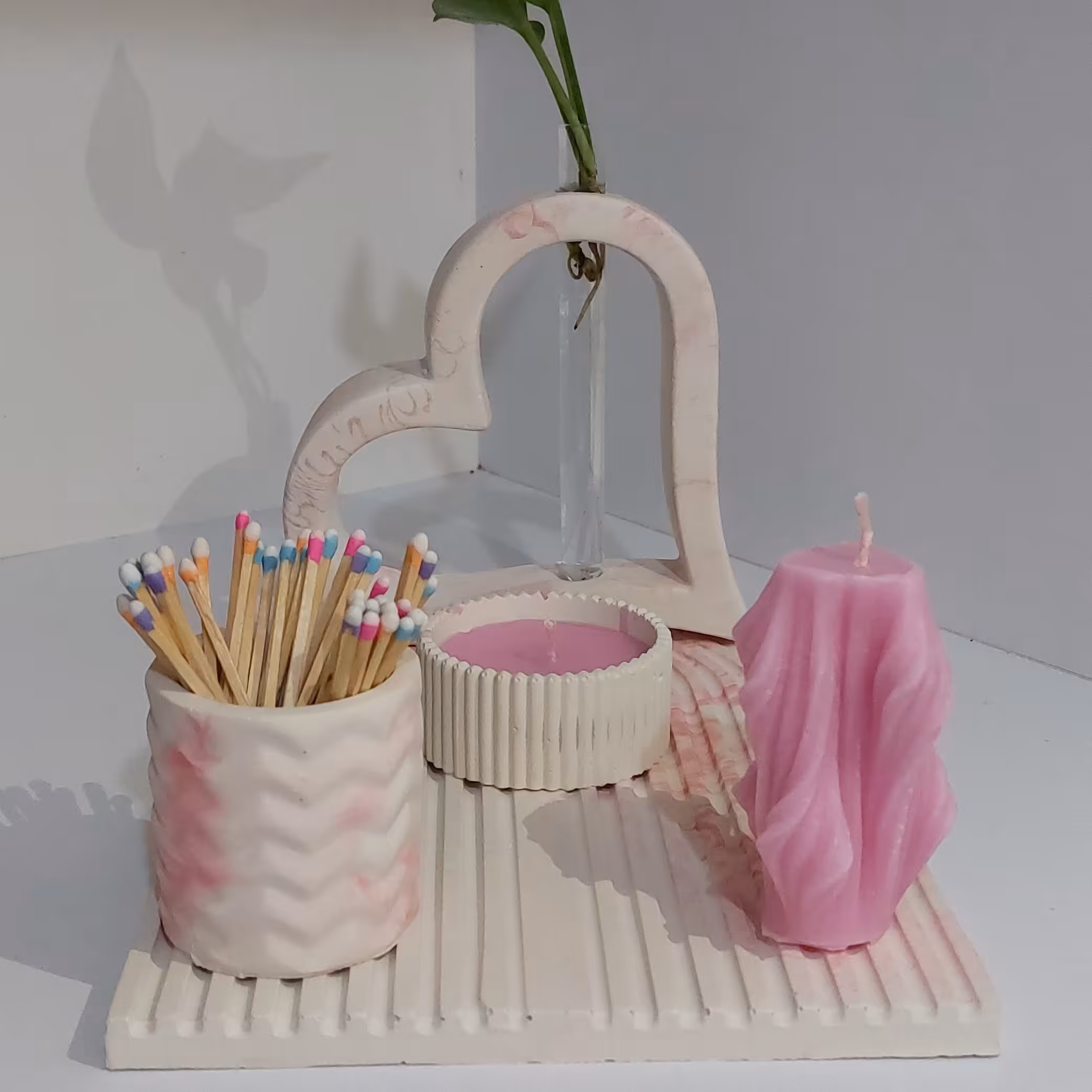 ست سینی رنگین کمان تزئینی