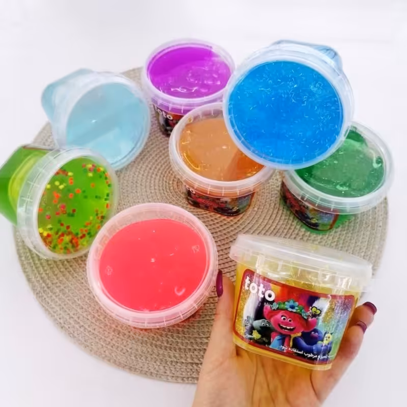 اسلایم کوچک 350 گرمی نارنجی