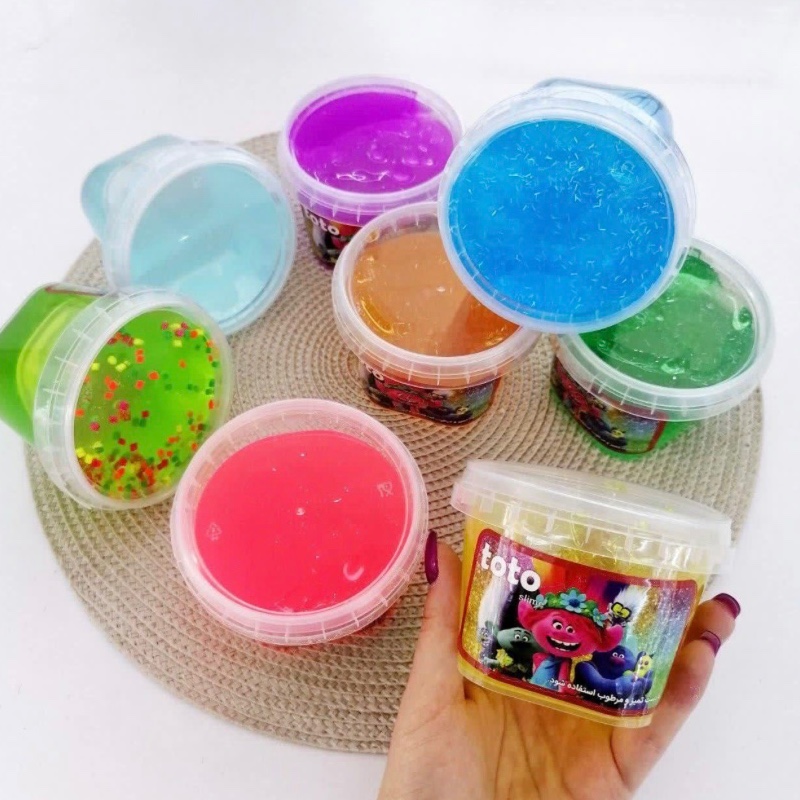 اسلایم کوچک 350 گرمی نارنجی