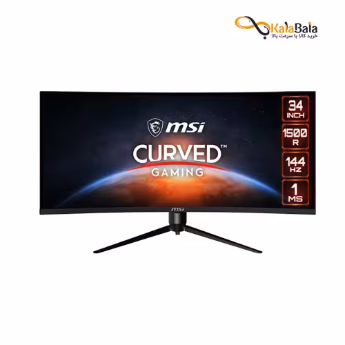 خرید و قیمت مانیتور MSI Optix MAG342CQR UWQHD: مشخصات مانیتور گیمینگ ام اس ای