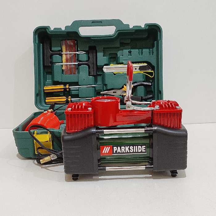 پمپ باد فندکی دو سیلندر پارکساید مدل 12v