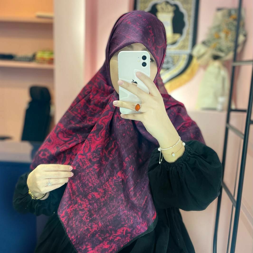 روسری سوپر نخ طرح پتینه