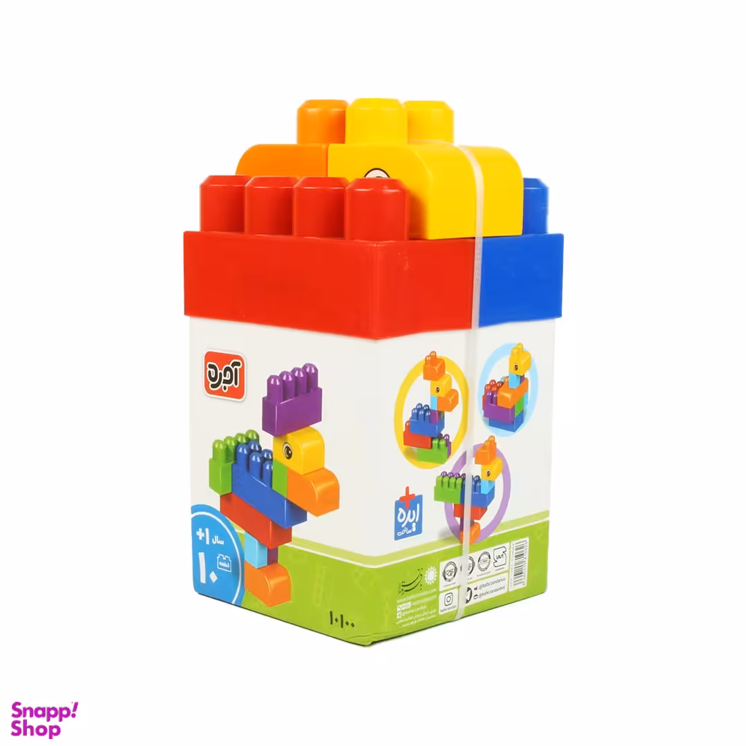 اسباب بازی با فرزندان مدل آجره 10 قطعه