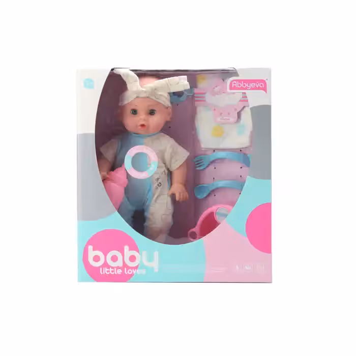 عروسک لباس آبی پوشک دار بیبی بورن Baby born YL130-7