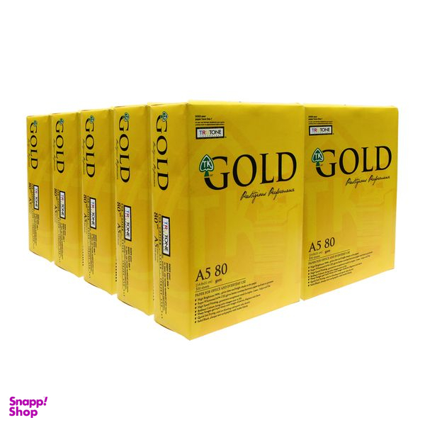 کاغذ A5 گلد کد 10 بسته 5000 عددی
