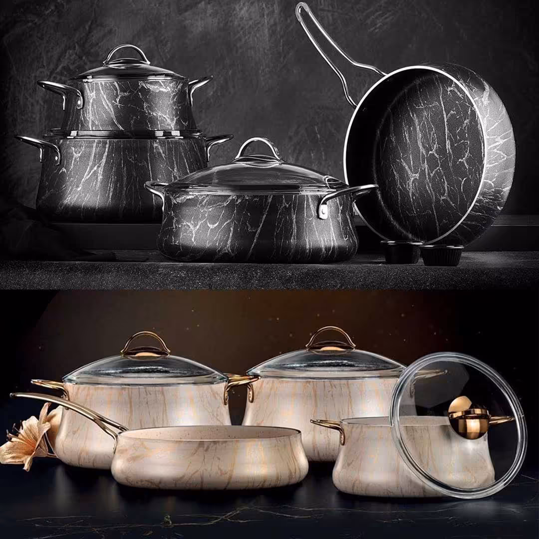 سرویس قابلمه 9 پارچه گرانیت پاچی ترکیه PACI