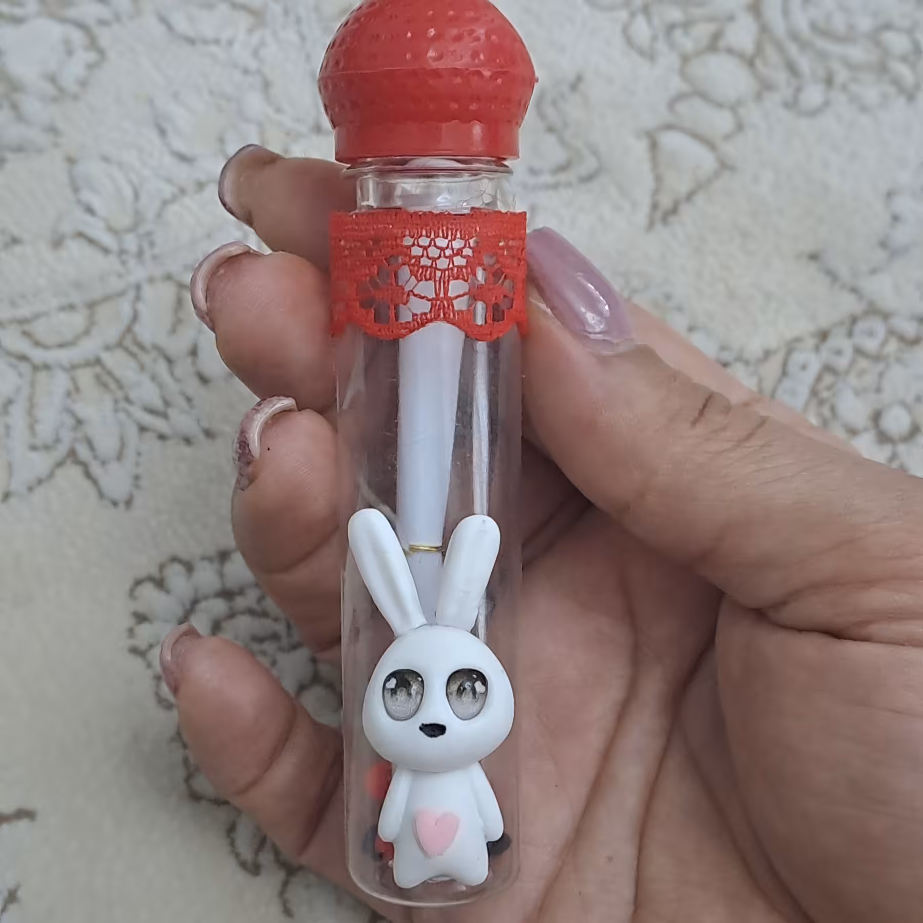 گیفت ولنتاین خرگوشی و کپسول عشق