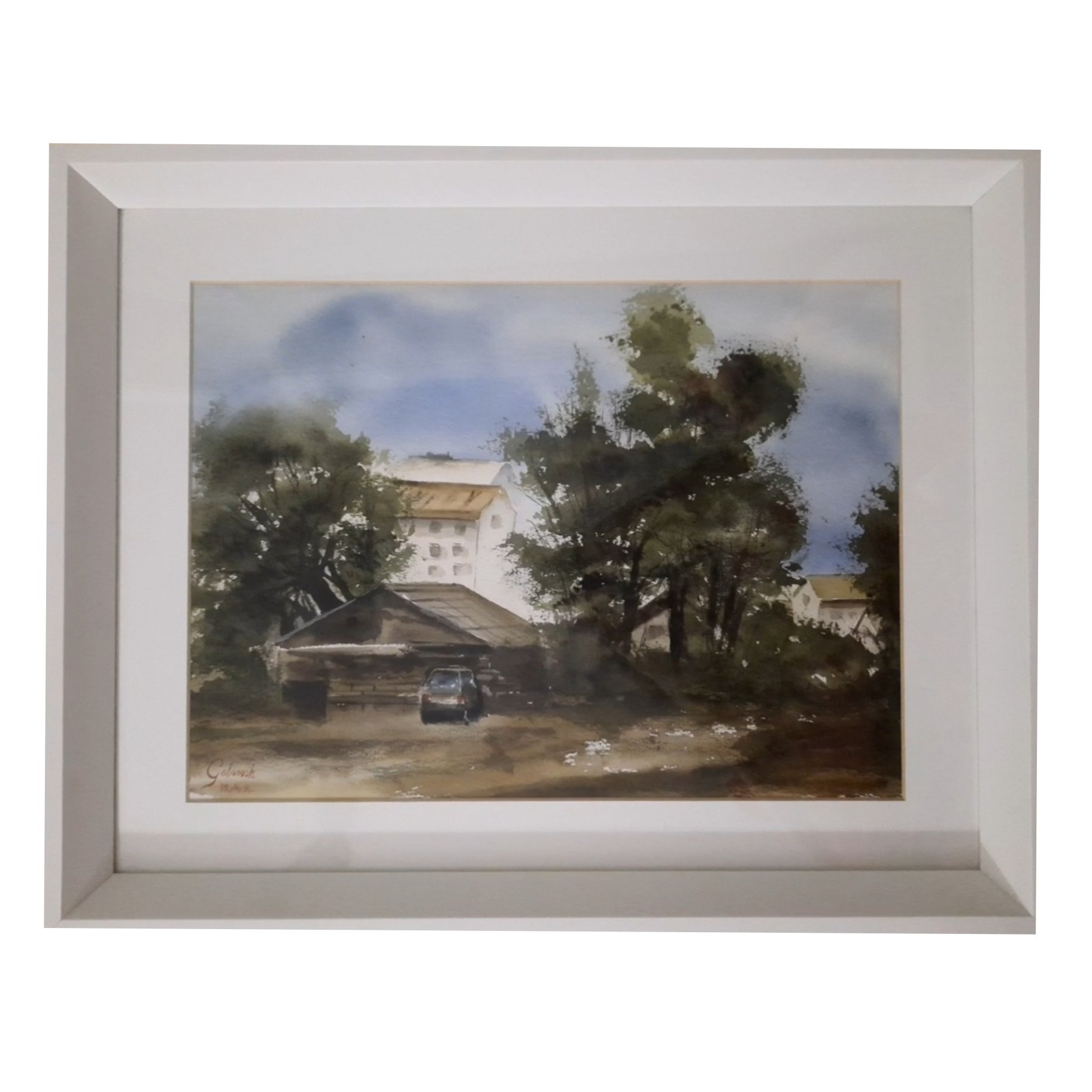 تابلو نقاشی آبرنگ سایز 38 در 48 سانت