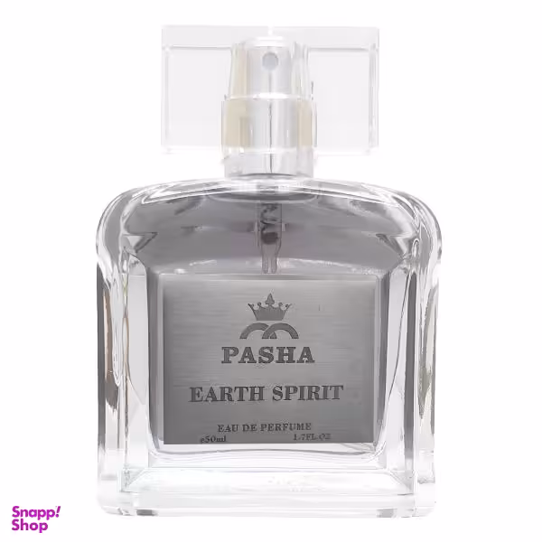 ادو پرفیوم مردانه پاشا (Pasha) مدل Earth Spirit حجم 50 میلی‌لیتر