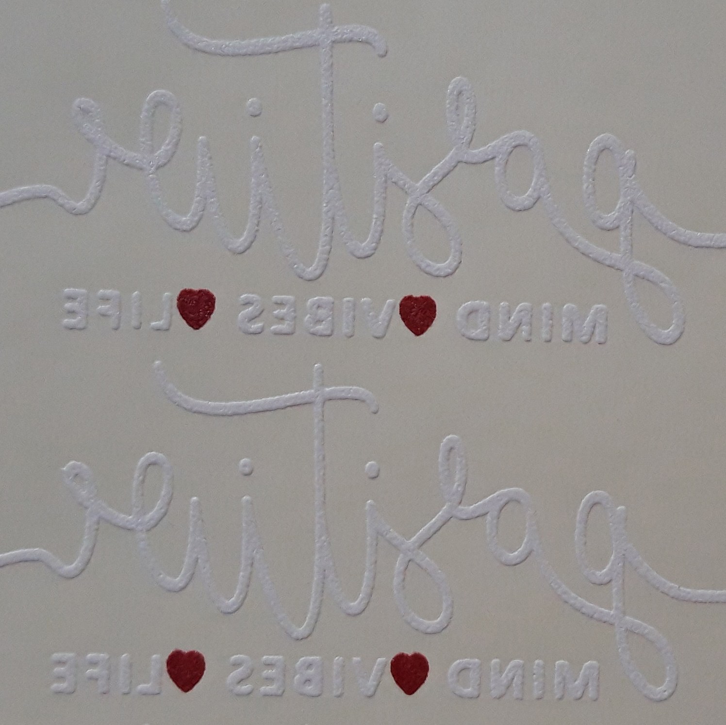 برچسب لباس Positive mind نوشته  کد 238