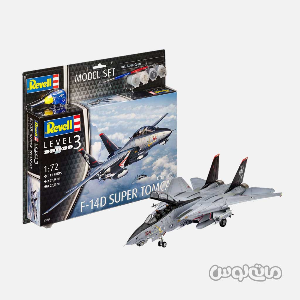 اسباب بازی جنگنده تامکت F14D مدلسازی 172 رول

