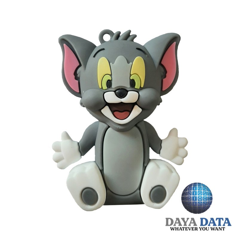 فلش مموری فانتزی دایا دیتا تام خندان مدلPC1024-5 ظرفیت64GB-USB2 رنگ طوسی