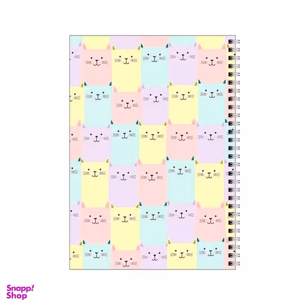 دفتر مشق 80 برگ بامبیلیپ طرح پترن گربه کد 0297066