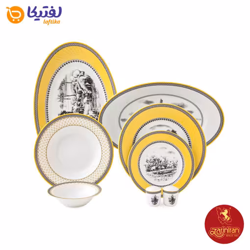 سرویس چینی ویلیج 6 نفره رادیانس چینی زرین 28 پارچه