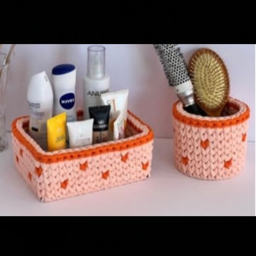 ست سبد قلبی دایره و مستطیل