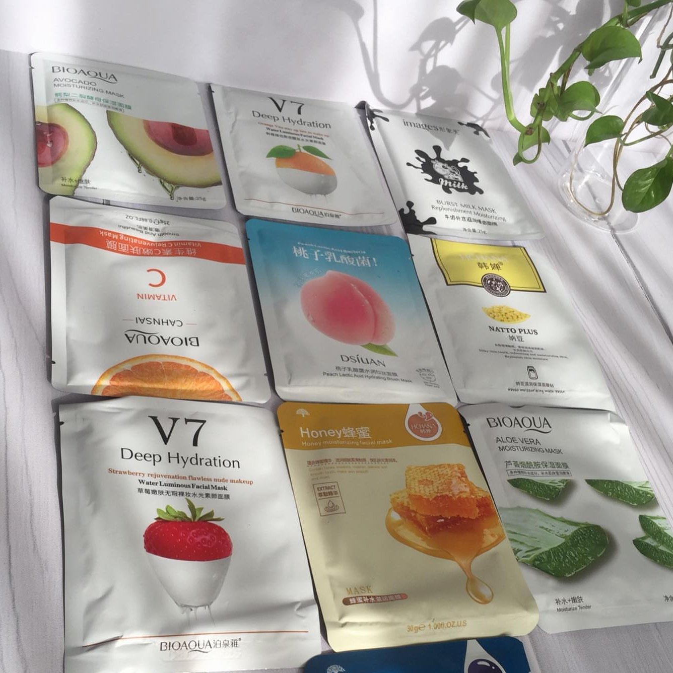 پک ماسک ورقه ای نقابی اورجینال (10 عددی ) مراقبت پوستی پک ماسک مراقبت پوستی پک ماسک ورقه ای ماسک آبرسان ضد لک ضد جوش