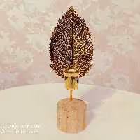 جاشمعی_ترکیبی از چوب واستیل_مناسب اکسسوری منزل_مناسب شمع های قلمی و وارمر