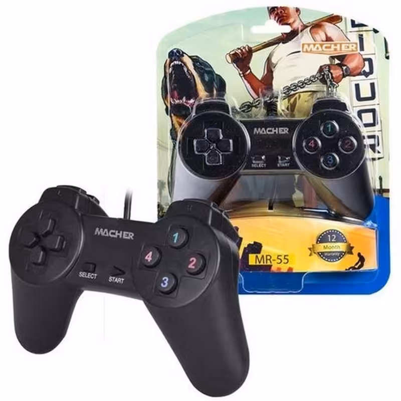  دسته بازی تکی macher کامپیوتر و لپ تاپ مدل mr-55 کیفیت عالی