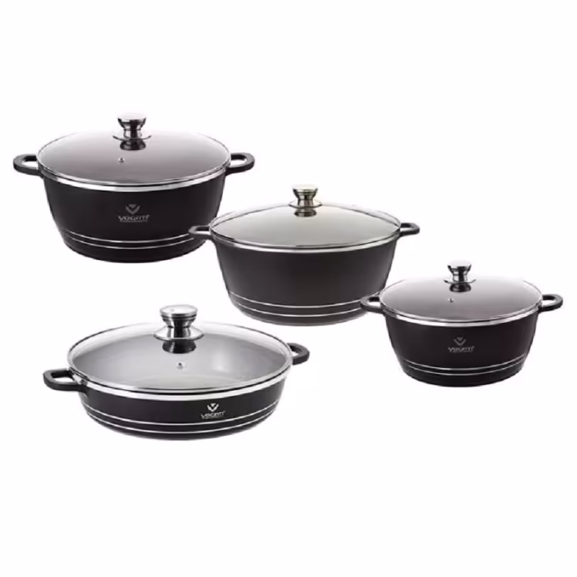 سرویس قابلمه و ماهیتابه 8 پارچه وگاتی مدل SP-4SET