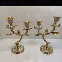 شمعدان برنج شمعدان 4شعله 