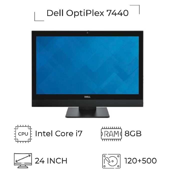 آل این وان استوک Dell OptiPlex 7440 پردازنده i7 نسل 6