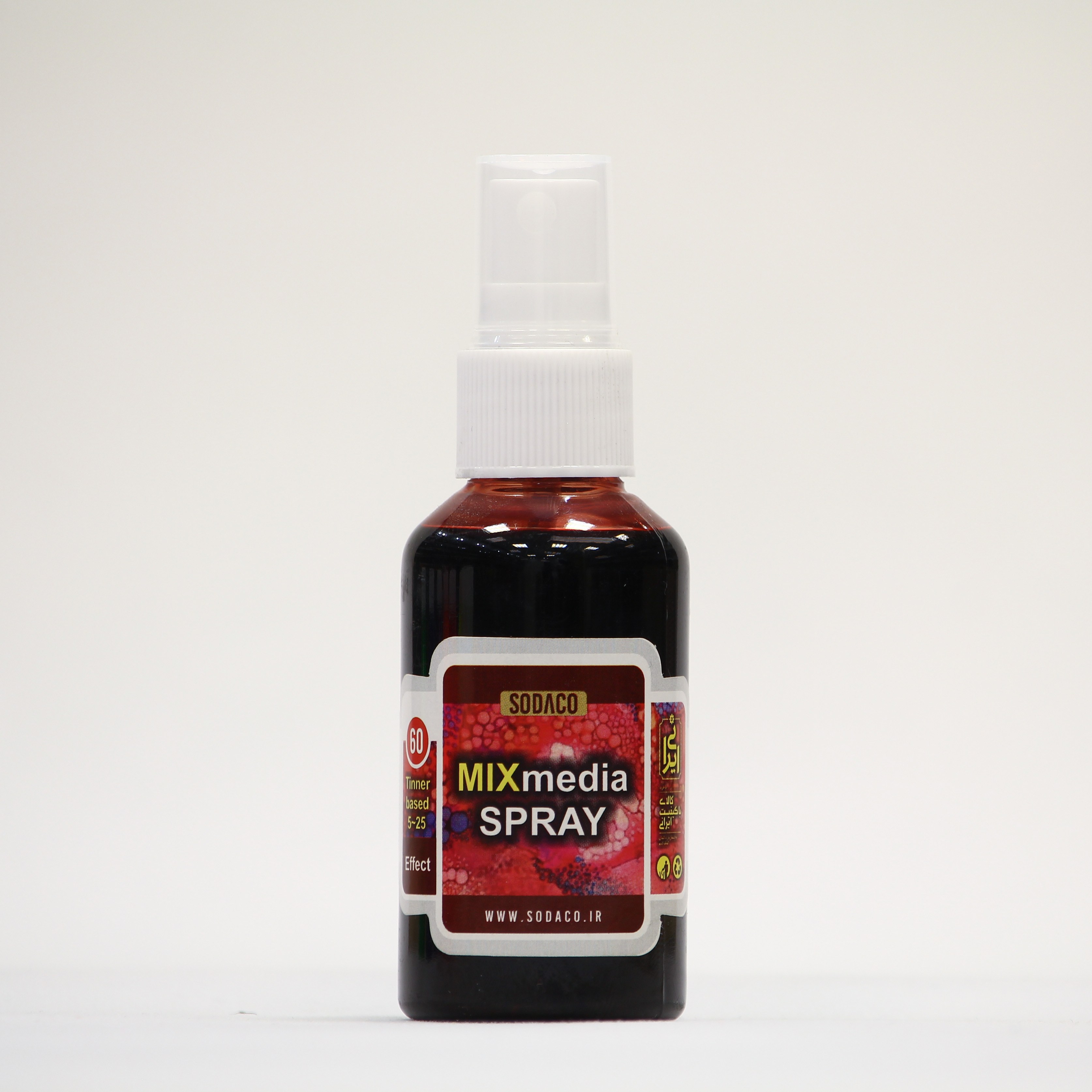 افکت اسپری میکس مدیا 60 میل قهوه ای کد 1303