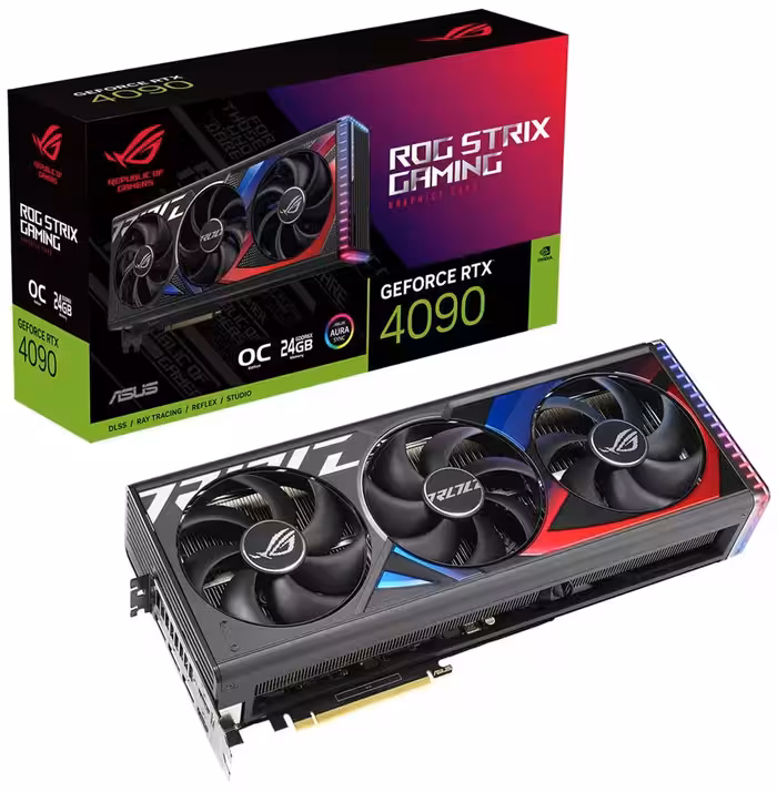 کارت گرافیک ایسوس مدل ROG Strix GeForce RTX 4090 OC Edition با حافظه 24 گیگابایت