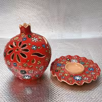 جاشمعی اناری سفالی میناکاری