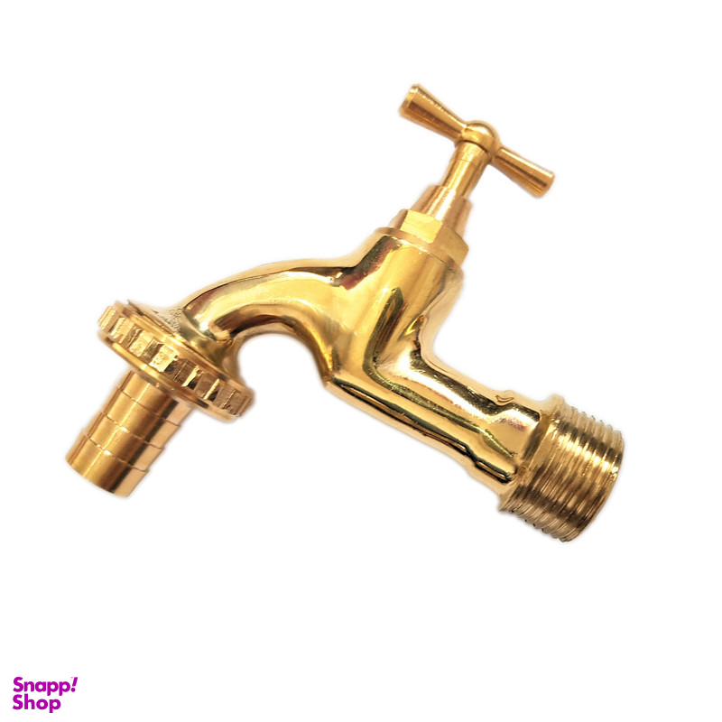 شیر حیاط مدل پیچی طرح اس سایز 1/2 اینچ