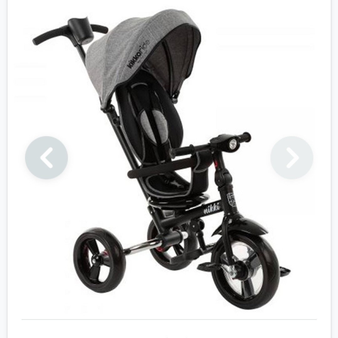 سه چرخه کیکابو Kikka Boo مدل Nikki Dark Grey