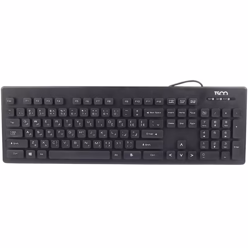 کیبورد USB تسکو مدل TK 8022TSCO TK 8022 USB Wired Keyboard