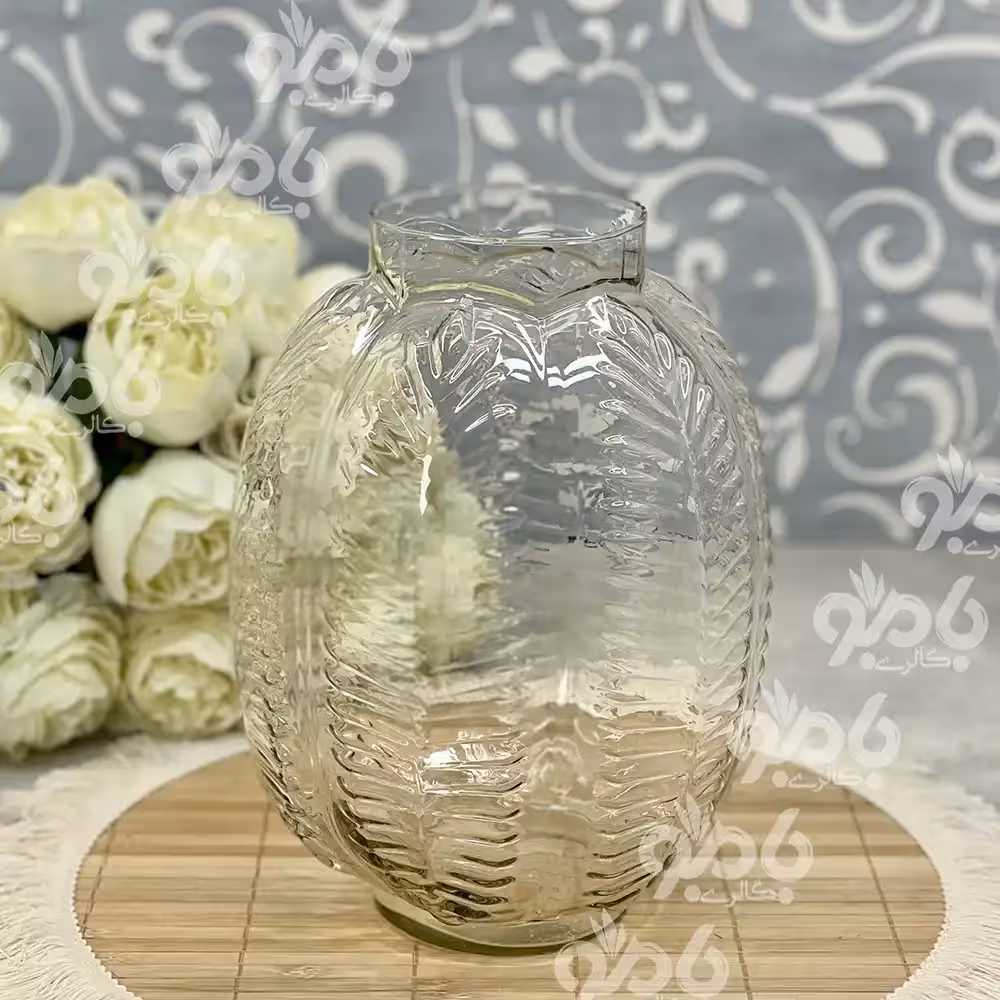 گلدان شیشه ای بلور .کاترین