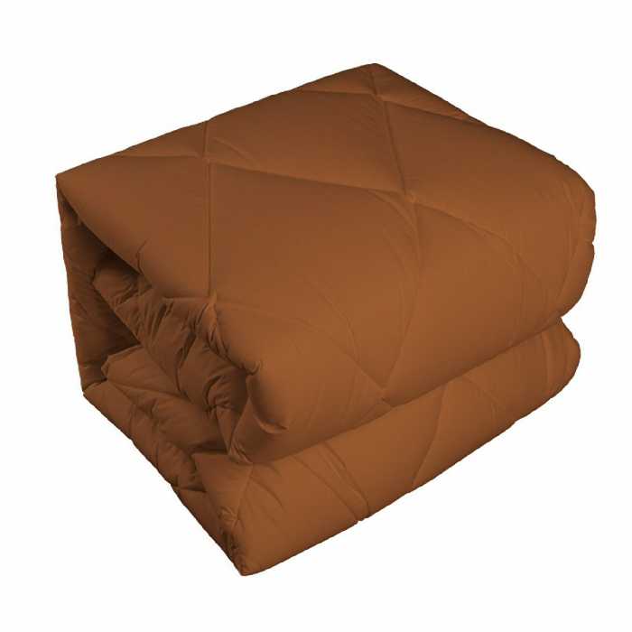 لحاف چیداری میکرو مدل رویا دونفره رنگ قهوه ای روشن  200 در 220 سانتیمتر