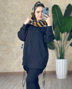 مانتو اسپرت زنانه ابروبادی مدل الی محرمی بابوس درجه یک