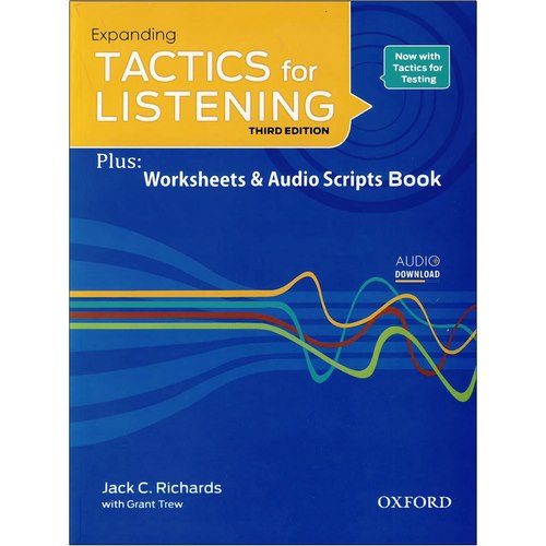 Tactics for Listening Expanding 3rd (SB+Worksheets+QR) تکتیکس فور لسنینگ