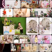 فتوشاپ و مونتاژ عکس کودک تم عید نوروز