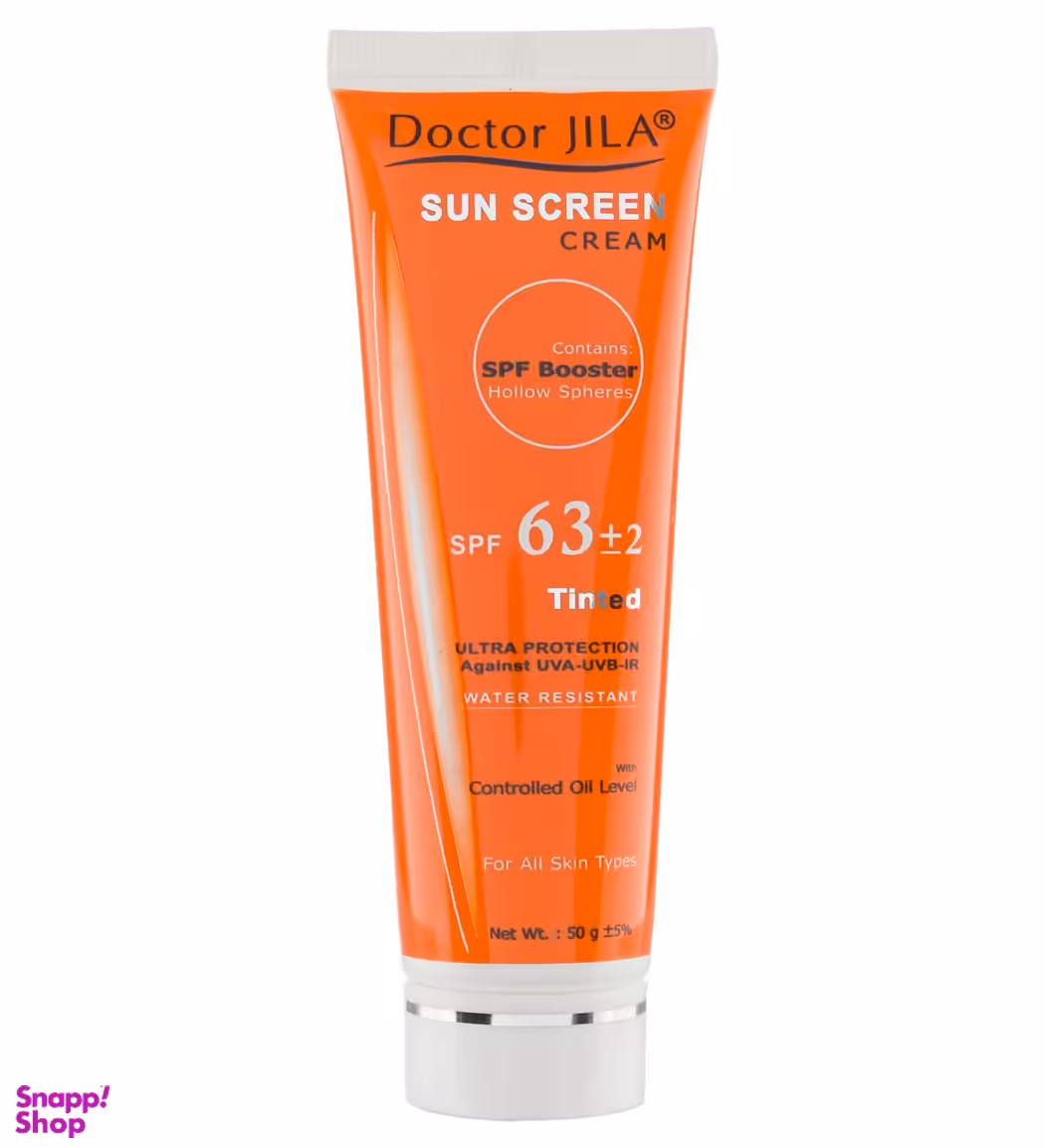 کرم ضد آفتاب رنگی دکتر ژیلا (Doctor Jila) با SPF 63