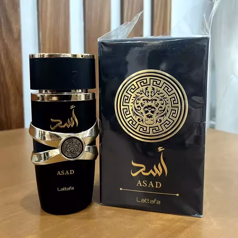 ادکلن مردانه و زنانه لطافه اسد حجم 100 میلی لیتر با رایحه تلخ و گرم | amazonchi
