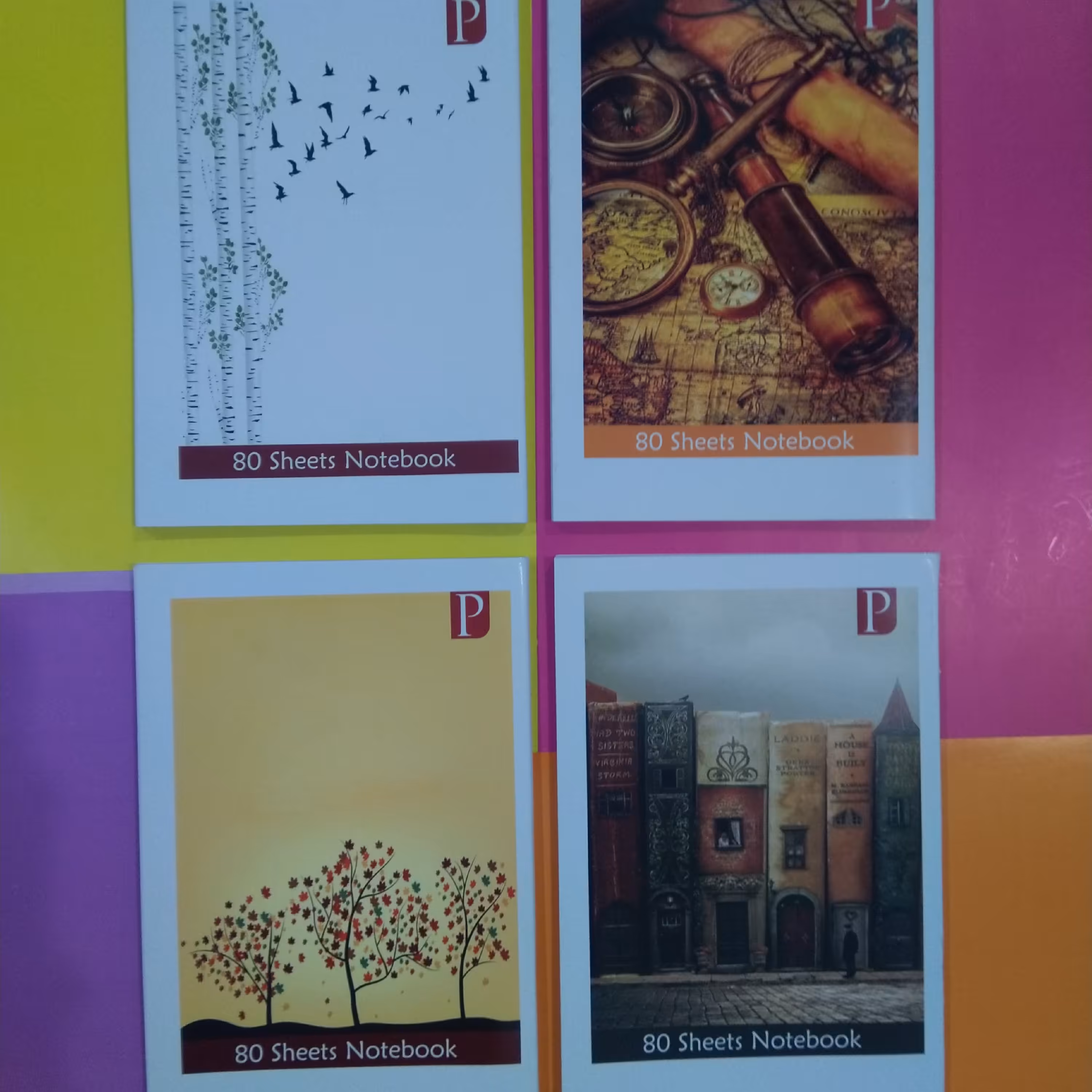 دفتر 80 برگ منگنه ای 