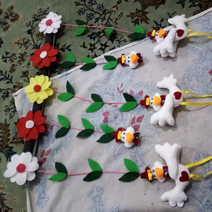 ست  آشپز خانه نمدی