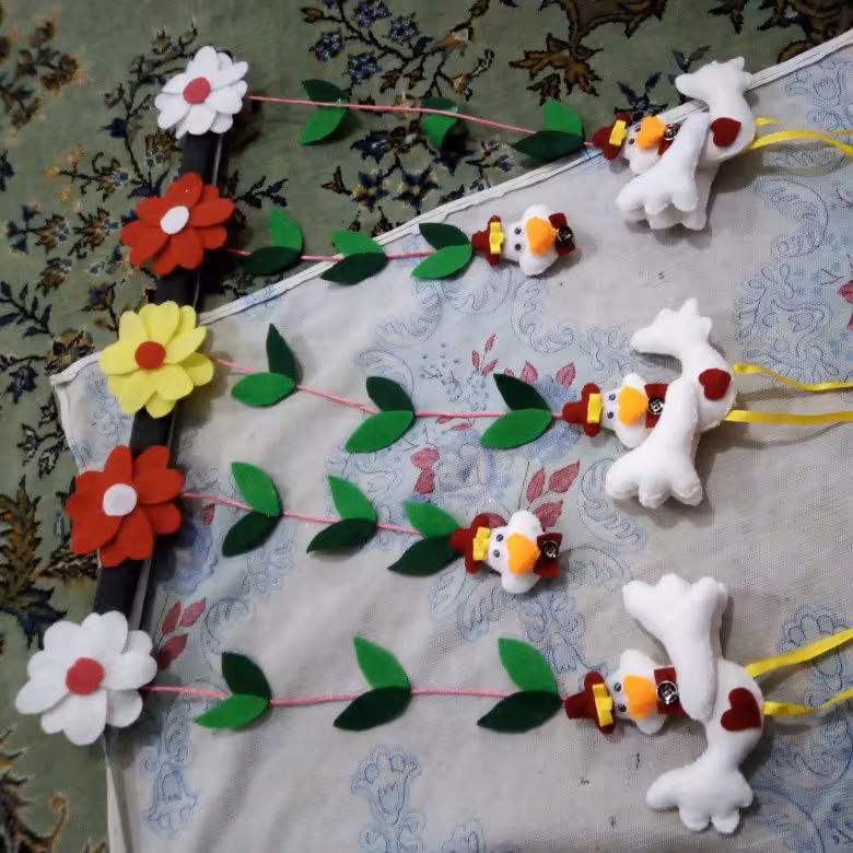 ست  آشپز خانه نمدی