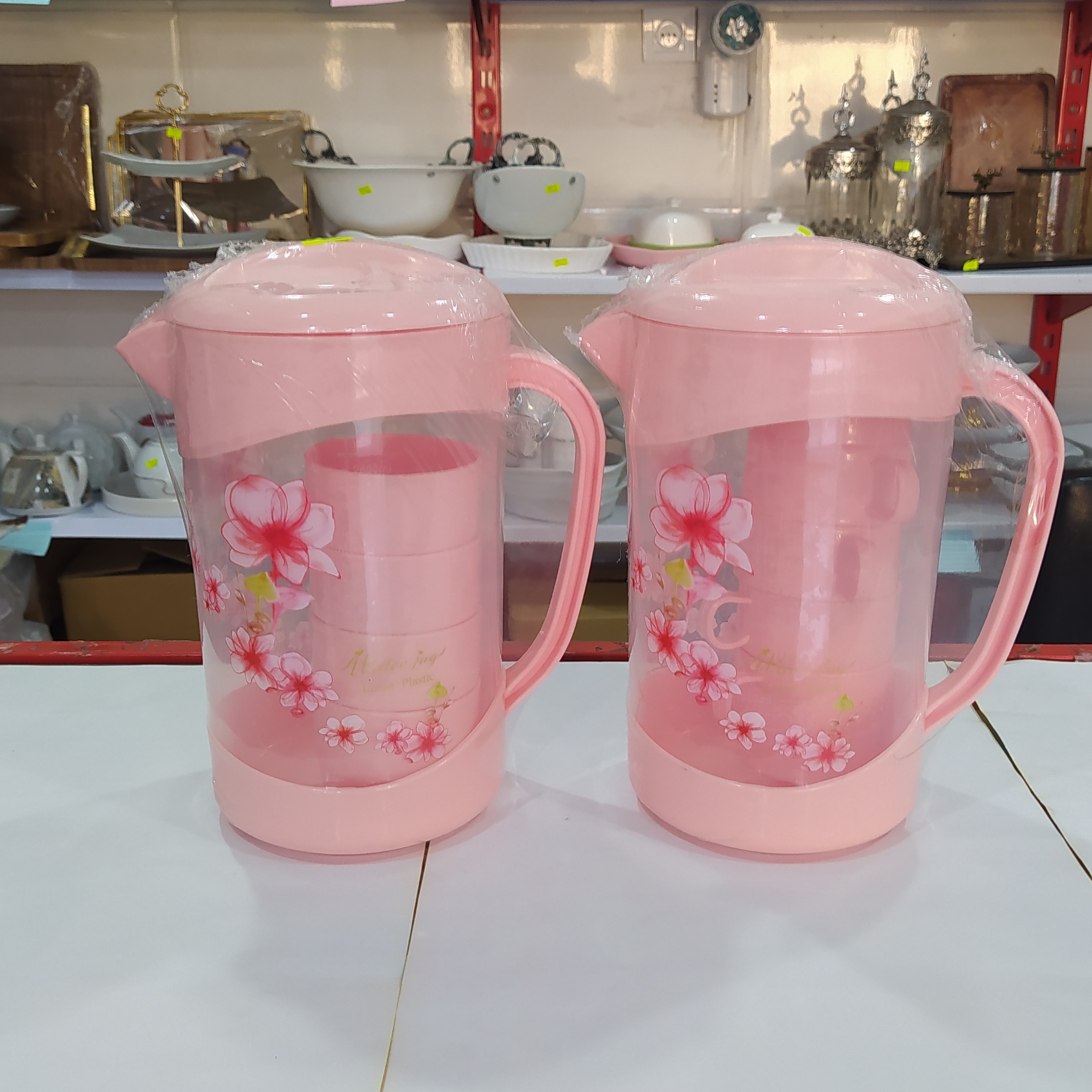 پارچ و لیوان مدل آکواریوم